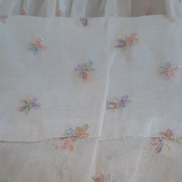 VINTAGE 1950's Midi Crepe Dress HAND STITCHED - Picture 3 of 9